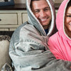 Winter Outdoor Women Warm Blanket Hoodie